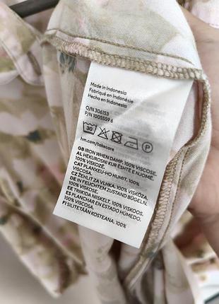 Платье в цветочный принт от h&amp;m 9