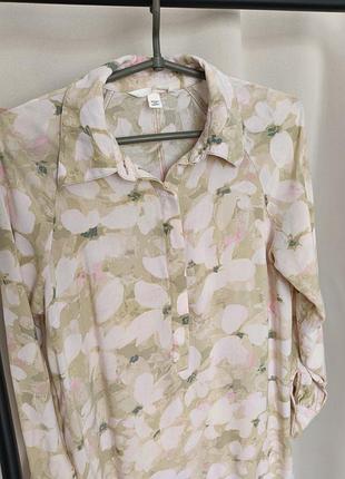 Платье в цветочный принт от h&amp;m 7
