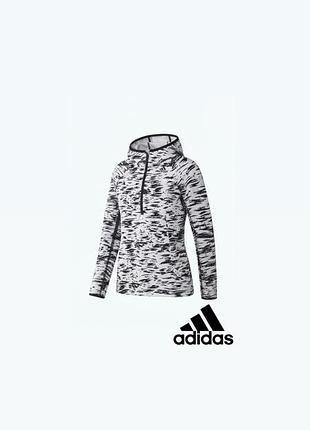 🖤 спортивна кофта / худі adidas на блискавці (оригінал, принтована