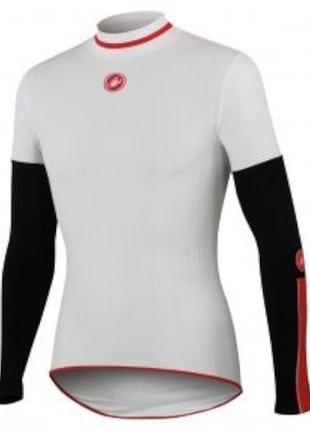 Мужское велосипедное термобелье с длинным рукавом бренда castelli, модель castelli feroce midweight