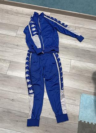 Спортивний костюм чоловічий kappa синій розмір l-xl