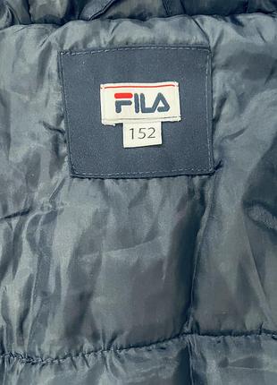 Куртка для підлітків fila чорна 4