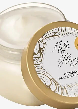 # разрабатывает питательный крем для рук и тела milk &amp; honey gold