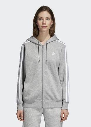 Худі жіноче adidas сіре на змійці