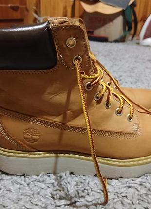Ботінки демі шкіра timberland розмір 7w 38-24см