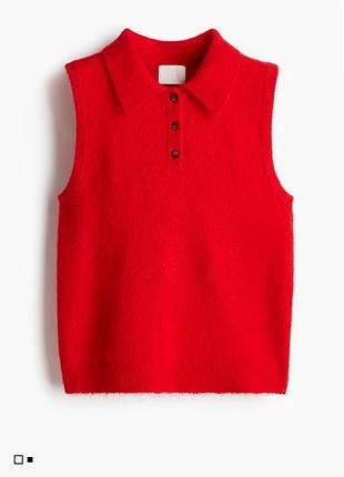 Красная жилетка h&m 2