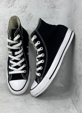 Високі текстильні кеди converse all star chuck taylor