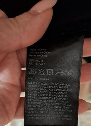 Черное женское платье h&amp;m 6