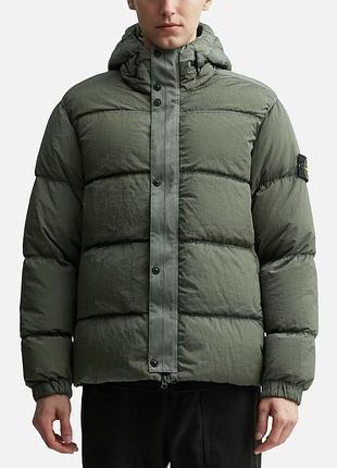 Куртка stone island пухова - econyl® nylon metal down jacket