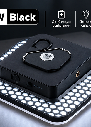 Мощная лампа 100w. яркий свет 
 до 10 часов освещения без подзарядки
яркий свет • 4 режима • лампа аккумуляторная
