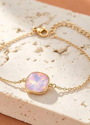 Браслет "rose water opal" 2