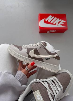 Dunk low gore-tex light bone / mink brown 4