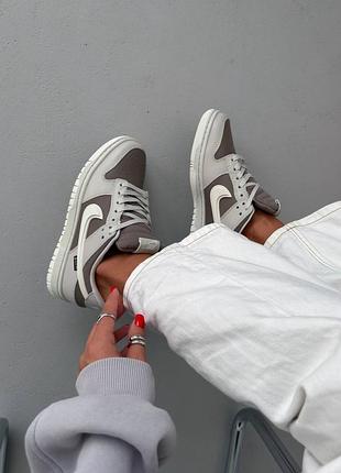 Dunk low gore-tex light bone / mink brown 10