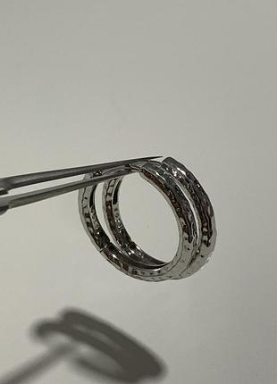Срібні сережки зі срібла пандора коло конго круглі кільця pandora срібло 925 проби