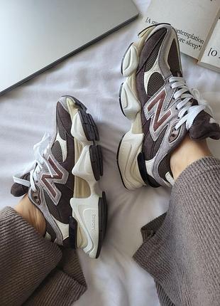 New balance 9060 thunder brown black 4