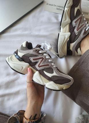New balance 9060 thunder brown black