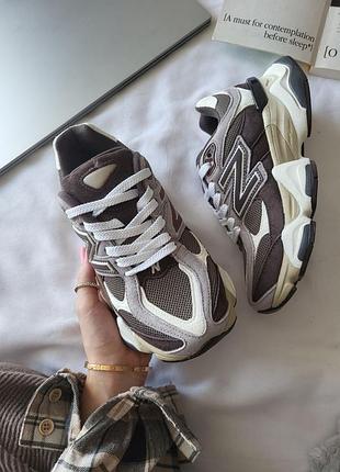 New balance 9060 thunder brown black 9