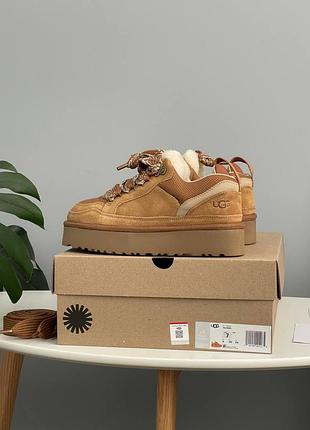 Ugg lowmel sneaker platform chestnut