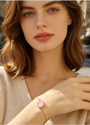 Браслет "rose water opal" 5