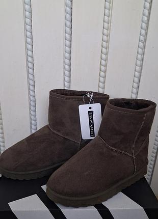 Уггі, чоботи primark, замша, р.37