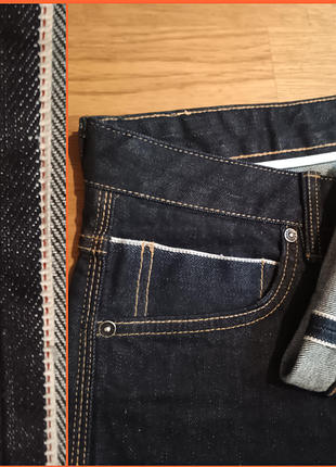 Neuw. selvedge candiani denim.w-32. l-32. (цена 170 €) цвет индиго (не черный)