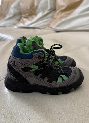 Черевики для хлопчика adidas сіро-зелені 25 розмір