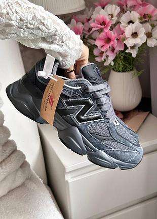 New balance 9060 grey vintage термо