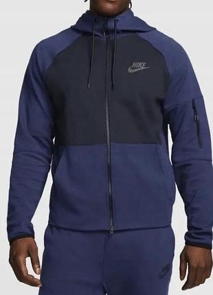 Мужская толстовка nike sportswear hoodie full-zip black