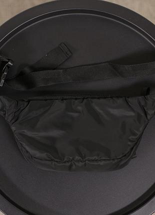 Черная стеганая сумка бананка primark 9