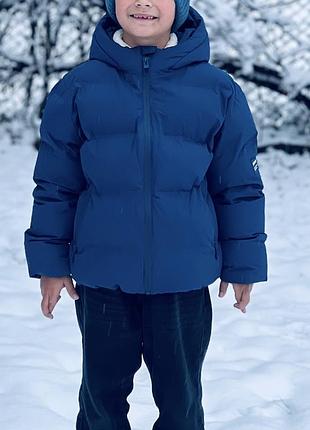 Куртка для хлопчика zara синя 128 см