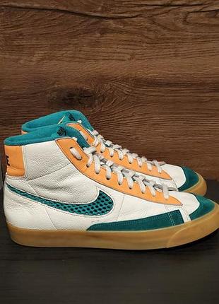 Високі кеди nike blazer mid '77 patch "dutch green" (артикул dd1162-300)