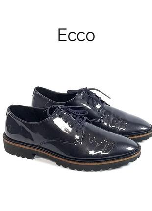Шкіряні жіночі туфлі дербі eco incise tailored оригінал