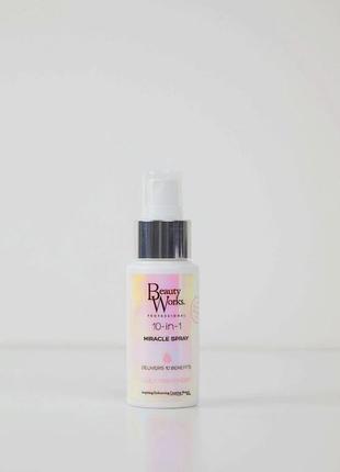 Миниатюра многофункциональный спрей для волос beauty works 10-in-1 miracle spray 30 мл