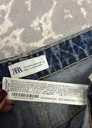 Джинси zara mom fit 7