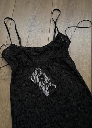Довга мереживна сукня zara 7