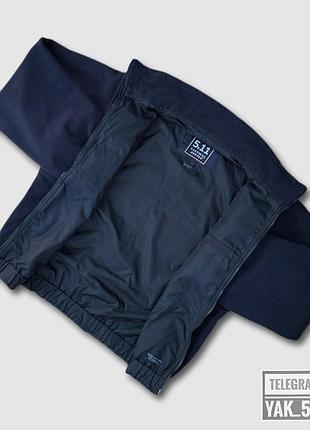 Чоловічий верхній одяг 5.11 tactical 5-in-1 fleece синій розмір m