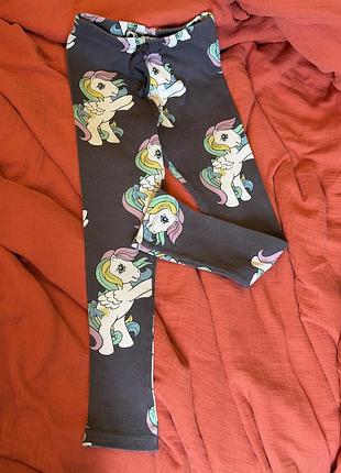 Лосини для дівчаток zara x my little pony різнокольорові 6 років