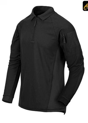 Сорочка поло helikon-tex range long sleeve black xxl