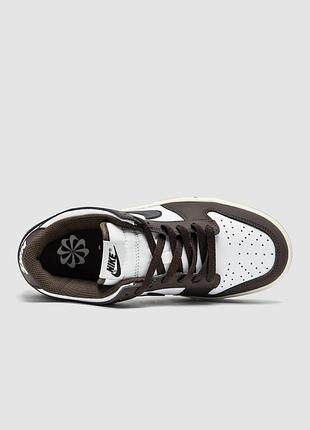 Nike dunk low next nature brown/white 2