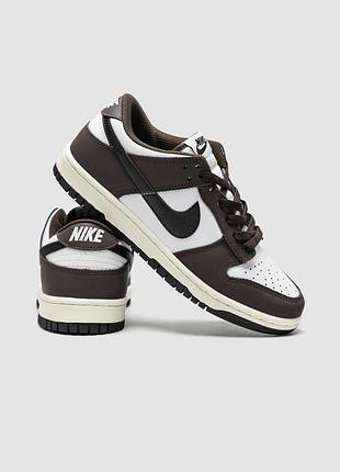 Nike dunk low next nature brown/white 5