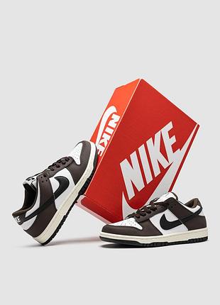 Nike dunk low next nature brown/white