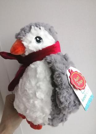 Пінгвін keel eco keel toys новий м'яка іграшка еко подарунок дитині святковий гарний пінгвінчик