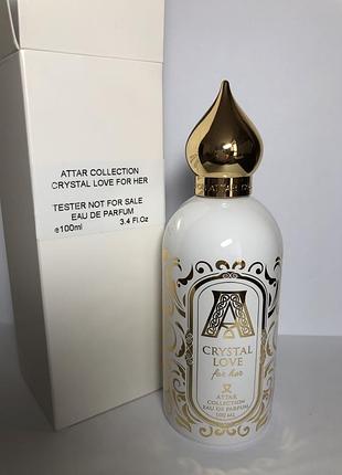 Attar collection crystal love for her eau de parfum 100 ml
оригінальний тестер/технічна коробка.