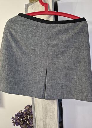 Міні-спідниця жіноча h&m класична коротка сіра