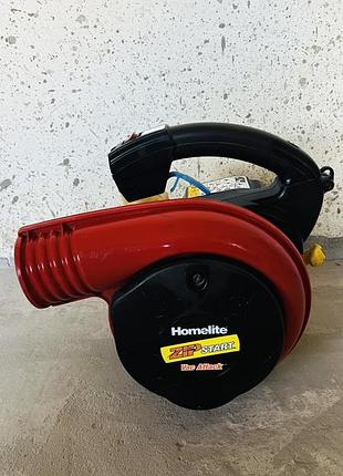Бензиновий повітродув homelite zip start vac attack (25 cc) — тільки голова / без труб