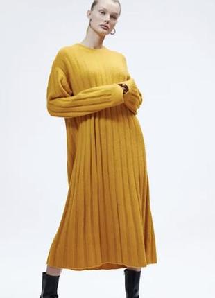 Стильне трикотажне плаття h&m