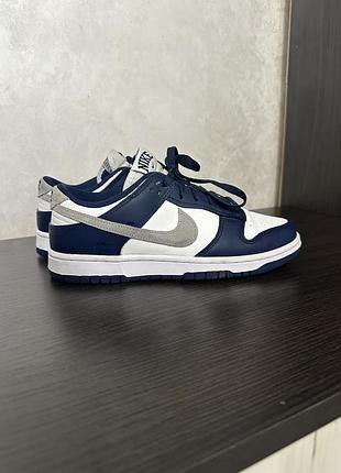 Кросівки nike dunk low 'midnight navy/summit white' 2