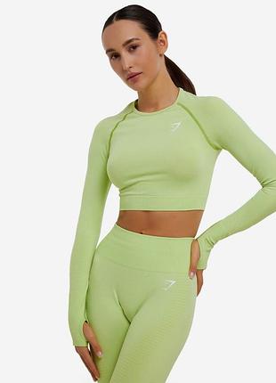 Склатовий яскравий спортивний рашгард gymshark