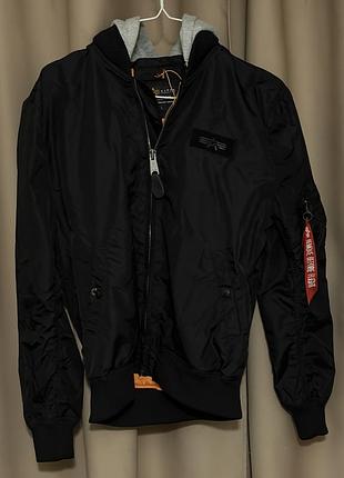 Куртка alpha industries ma-1 d-tec p l оригинал