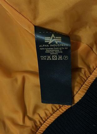 Куртка alpha industries ma-1 d-tec p l оригинал 4